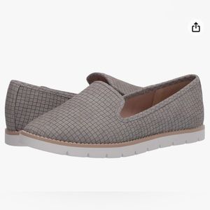 White Mountain Light Gray Slip On Loafers Size 8